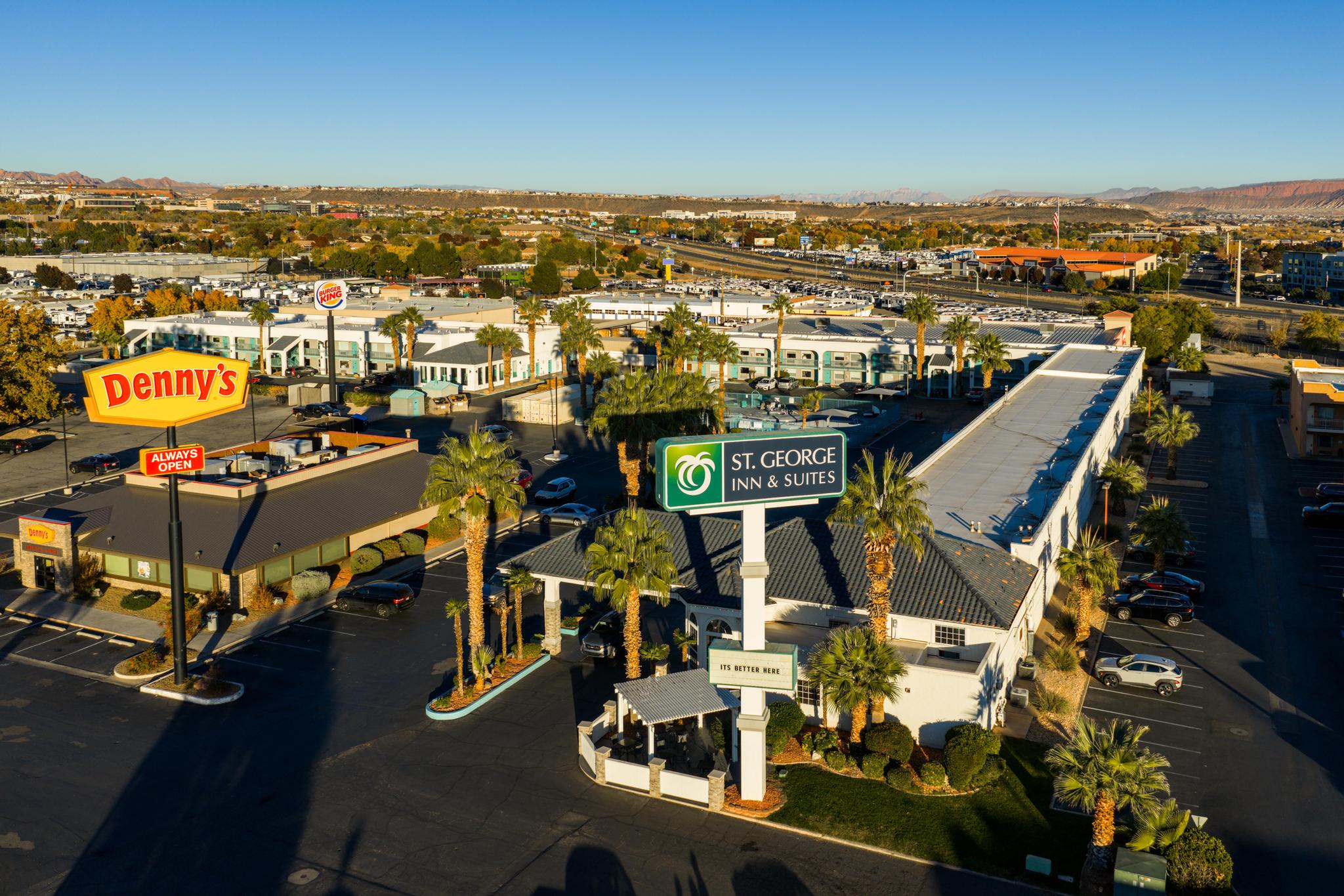 St. George Inn & Suites from above