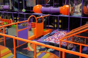 Indoor playground at Confetti Kids Club in St. George, Utah